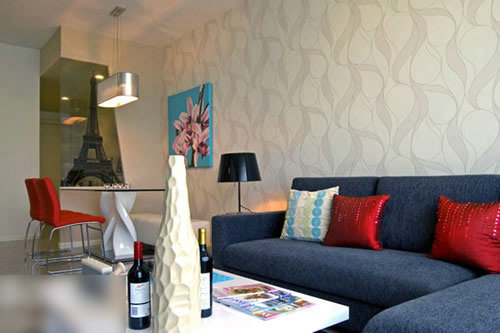 藍(lán)、白色空間設(shè)計(jì)