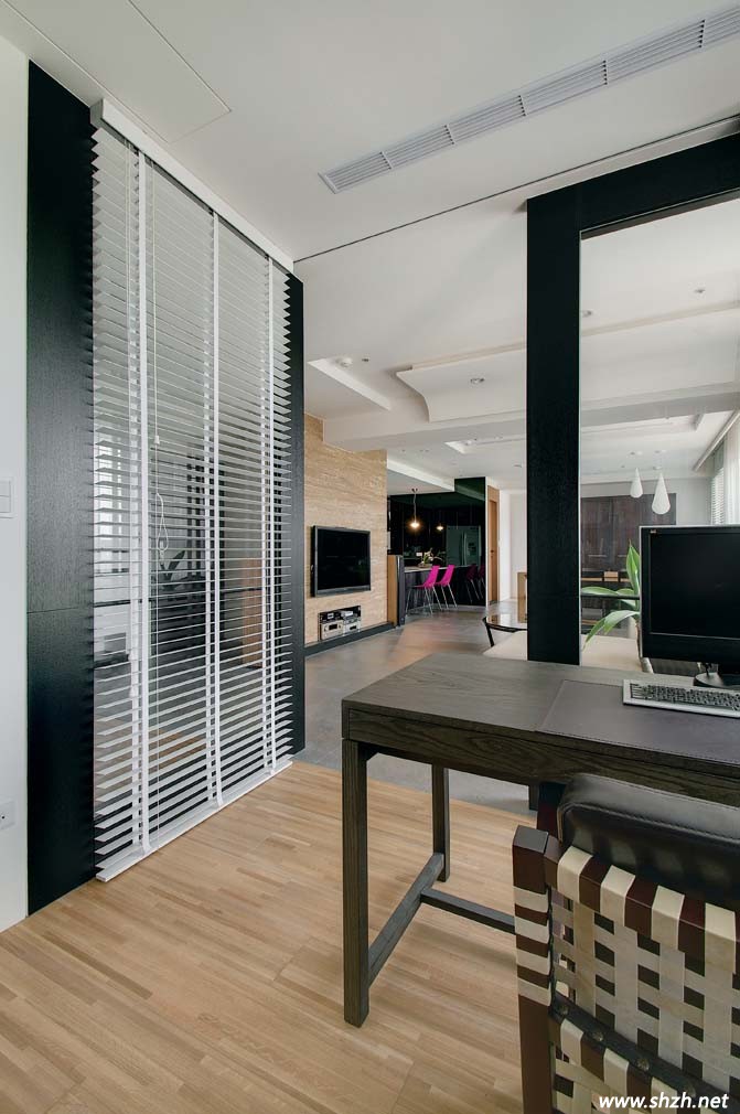 自然簡約風(fēng)書房裝修