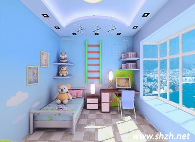 藍色兒童房