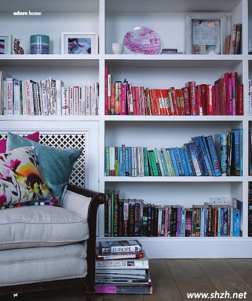 地中海風客廳書房碎花軟裝