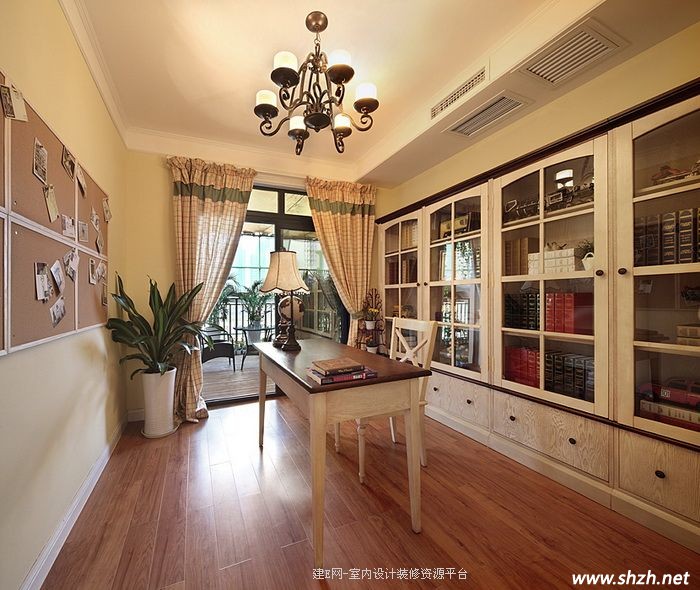 法式田園風(fēng)書(shū)房